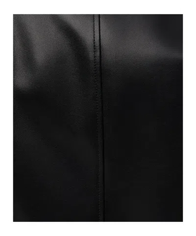 Loewe Belted Jacket In Nappa Lambskin In Black