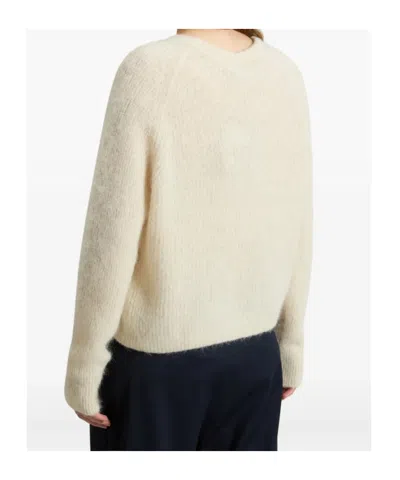 Woolrich Garment-dyed Crew Neck Sweater In Alpaca And Wool Blend In Gray