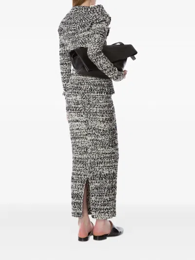 Alberta Ferretti Asymmetric Draped Jacket In Black