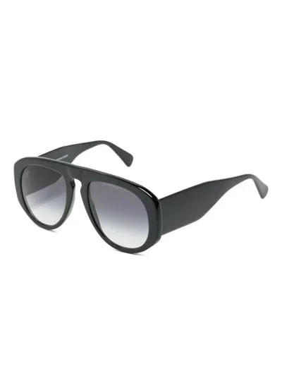 GEOMETRIC-FRAME SUNGLASSES