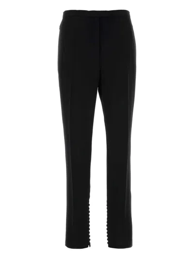 Dries Van Noten Philip Regular-fit Straight-leg Cotton Trousers In Black