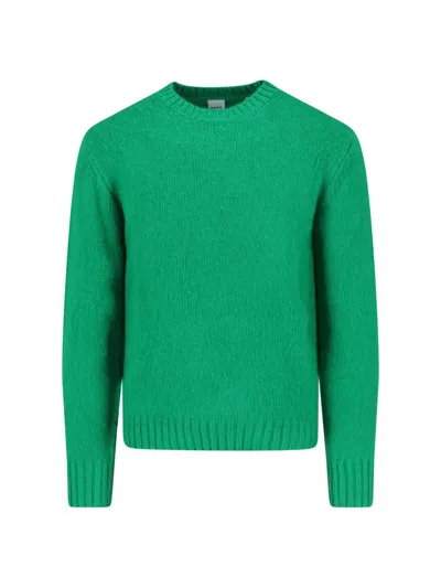 Aspesi "classic" Round Neck Sweater In Green