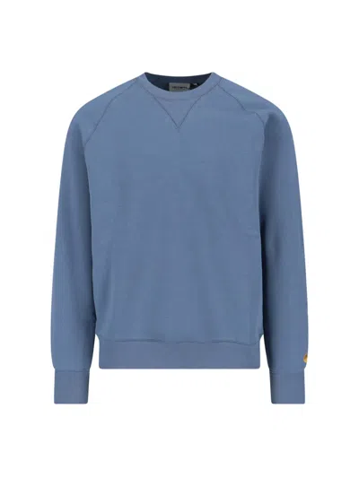 Carhartt Chase Sweatshirt In Blue