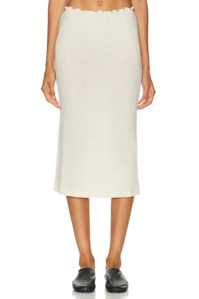 Jil Sander Double Layer Skirt In Gray