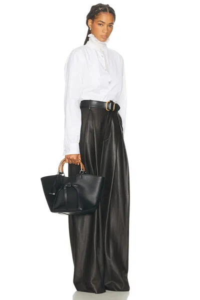 Ralph Lauren Leather Ralph Tote Bag In Black