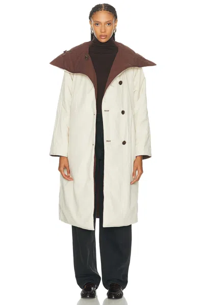 Varley Annalise Reversible Wrap Coat In Multi