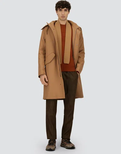 Herno Sweater In 100% Wool In Orange