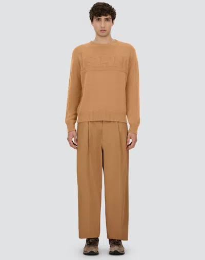 Herno Sweater In 100% Wool In Neutral