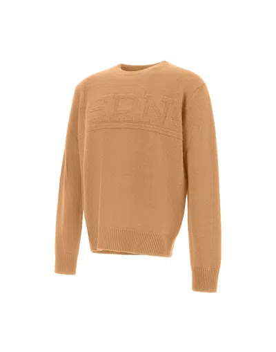 Herno Sweater In 100% Wool In Neutral