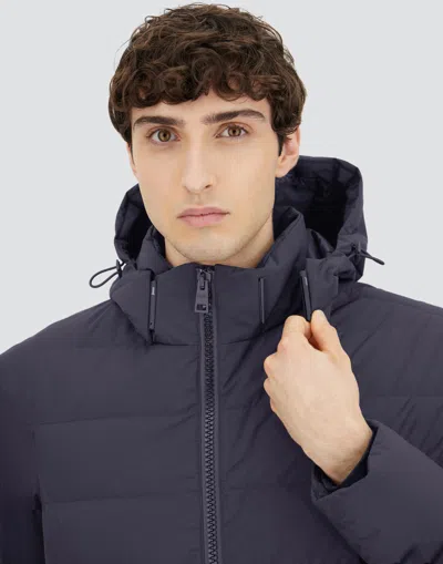 Herno Jacket In 2-layer Windstopper In Blue