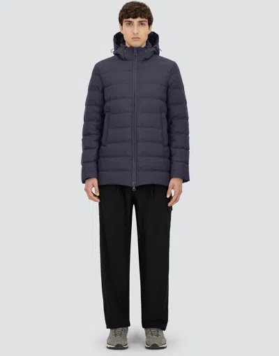 Herno Jacket In 2-layer Windstopper In Blue