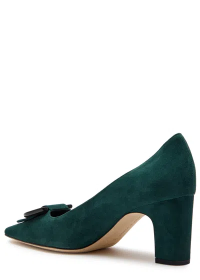 Manolo Blahnik 70mm Beti Buckle Pump In Multi