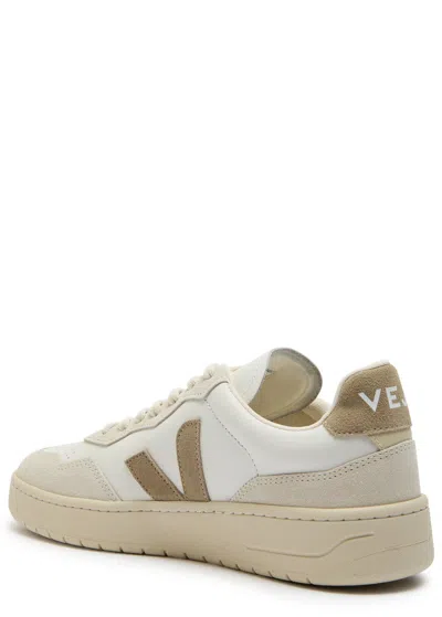 Veja Sneakers V-90 Ot White Taupe In Multi
