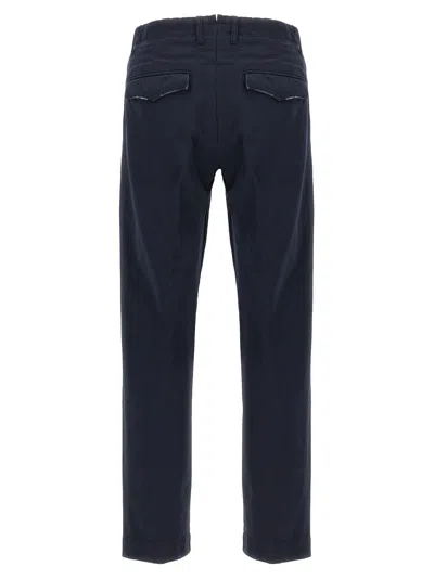 Incotex Pleated Trousers In Blue