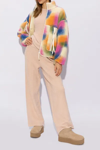 Ugg Classic Ultra Mini Boots With Sand-coloured Platform In Multi