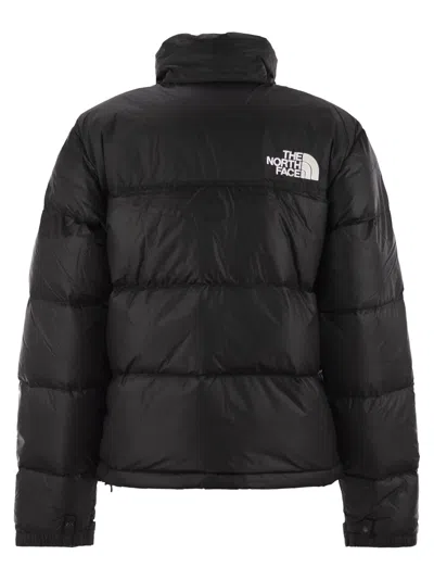The North Face Nuptse Water Repellent 700 Fill Power Down Short Puffer Jacket In Black