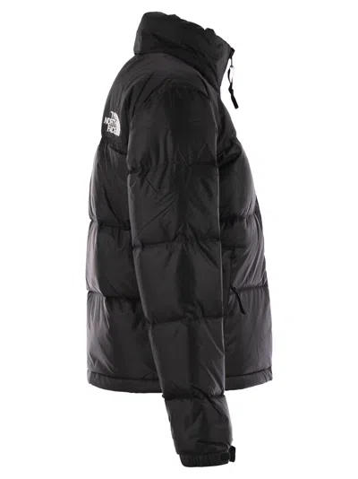 The North Face Nuptse Water Repellent 700 Fill Power Down Short Puffer Jacket In Black