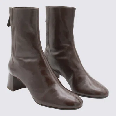 Aquazzura Boots Brown In Brown