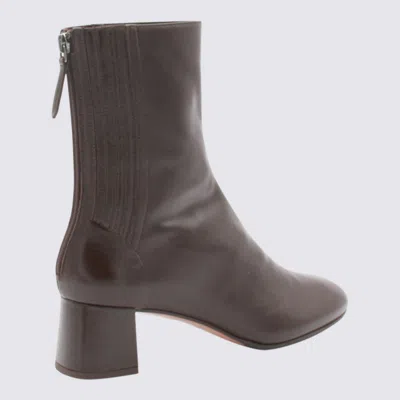 Aquazzura Boots Brown In Brown