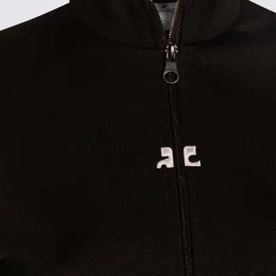 Courrèges Courregès Black Polyester Dress In Black