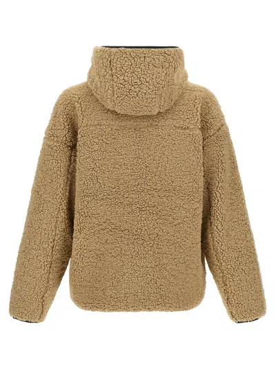 Diesel S-zat Sweat-shirt Puffer Jackets Beige In Sand