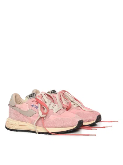 Autry Reelwind Supervintage Sneakers In Pink