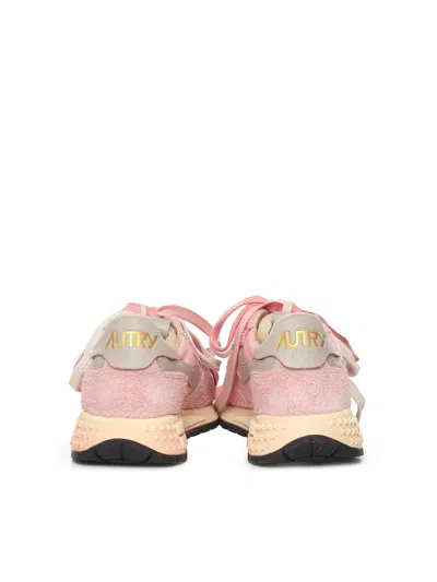 Autry Reelwind Supervintage Sneakers In Pink