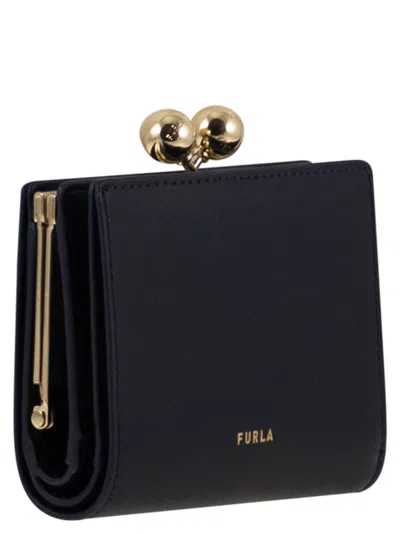 Furla Leather Wallet In Blue
