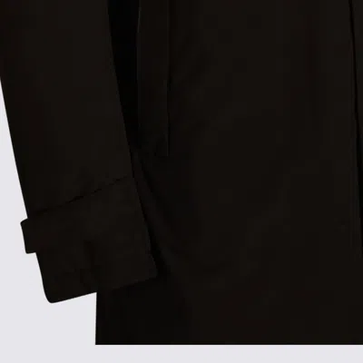 Herno Black Coat In Black