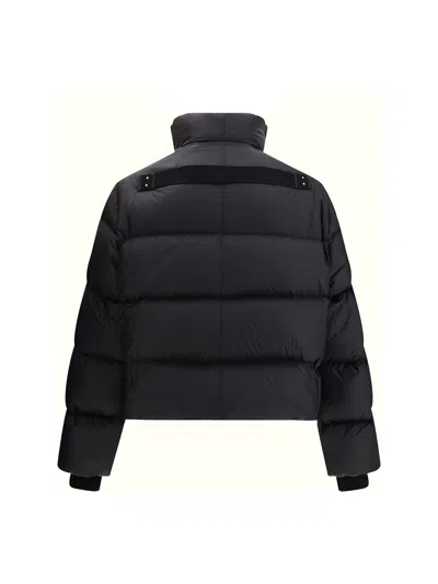 Rick Owens Black Porterville Jumbo Hooded Peter Down Jacket In Black