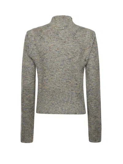 Pinko Proud Mary Cable-knit Turtleneck Sweater In Multi