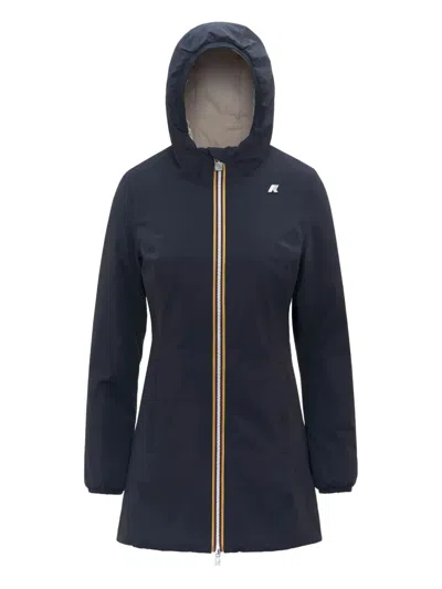 K-way Denise St Warm Double Clothing In Blue