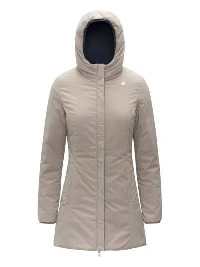 K-way Denise St Warm Double Clothing In Blue