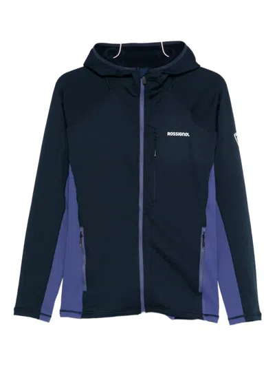 Rossignol Hooded Zip-up Jacket In Blue