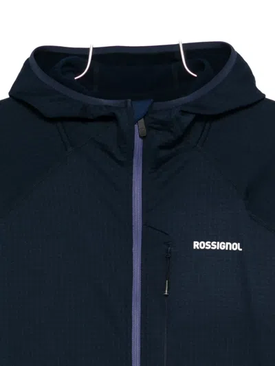 Rossignol Hooded Zip-up Jacket In Blue