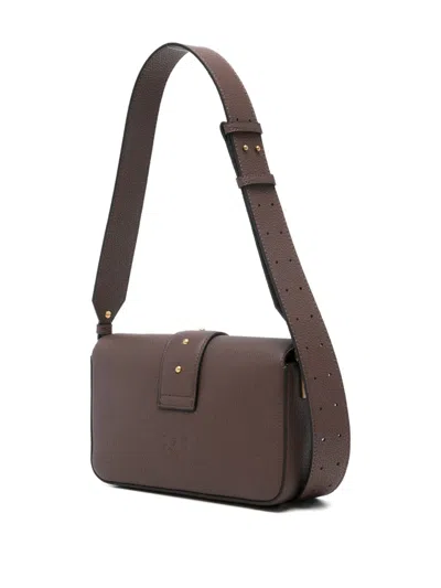 Pinko Love Bag Medium Slouchy Shoulder Bag In Brown