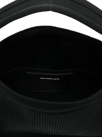 Alexander Wang Shoulder Bag In Black Synthetic Fibers In Black