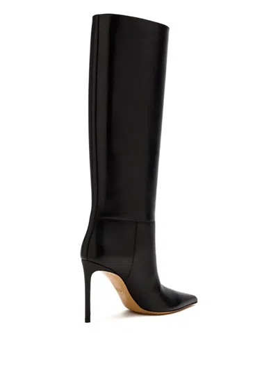 Francesco Russo 75mm Stiletto Knee-high Boots In Black