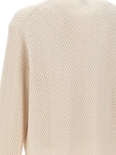 Hugo Boss Hitalo Textured Crewneck Sweater In Multi