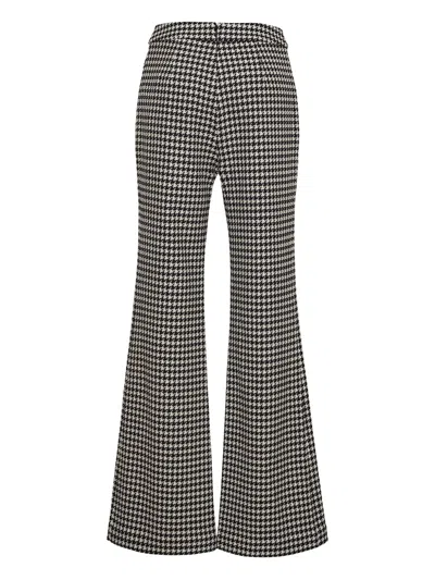 Cara Cara Christopher Houndstooth Wool-blend Pants In Gray
