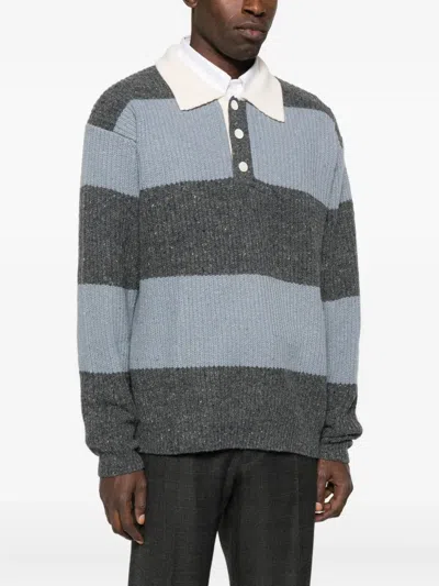 Dunst Striped Polo Knitwear In Multi