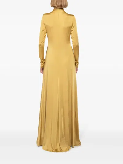 Tove Sacha Jersey Maxi Dress In Brown