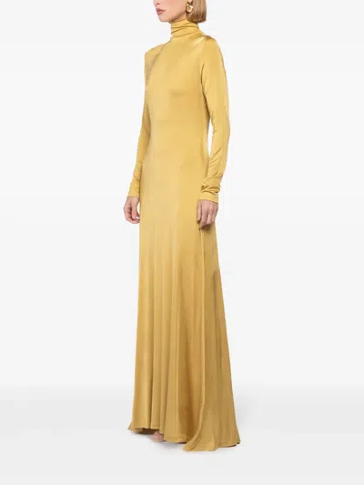 Tove Sacha Jersey Maxi Dress In Brown