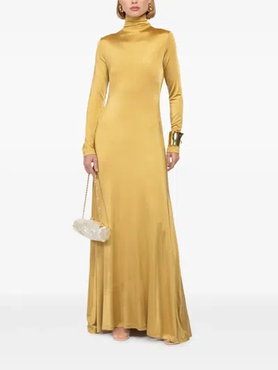 Tove Sacha Jersey Maxi Dress In Brown