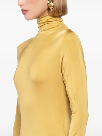 Tove Sacha Jersey Maxi Dress In Brown