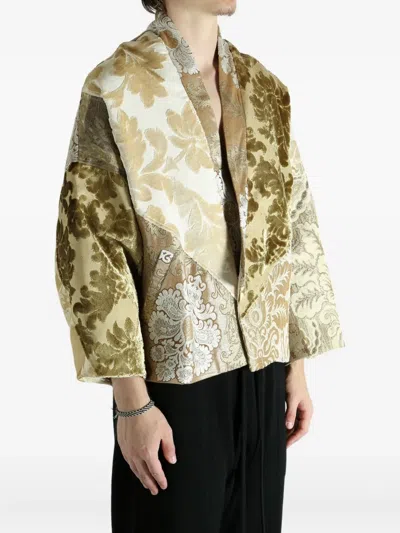 Emergency Room Patchwork Jacket In Black