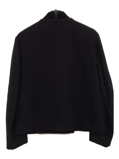Sibel Saral Asymmetrical Buttoned Jacket In Black