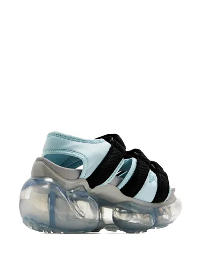 Grounds Strap Platform Sandals In Blue