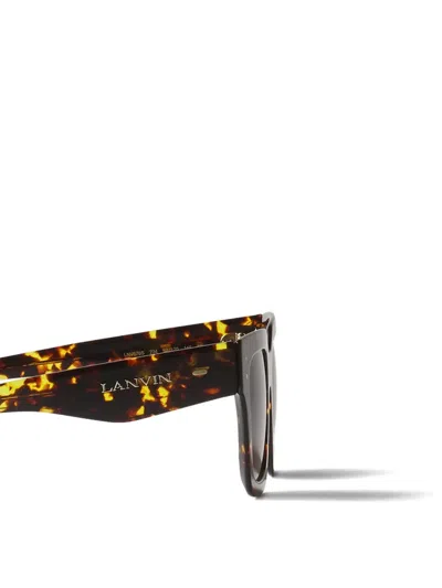 Lanvin Square-frame Sunglasses In Brown