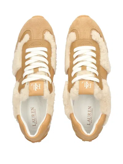 Ralph Lauren Women's Dani Lace-up Sneakers In Brown